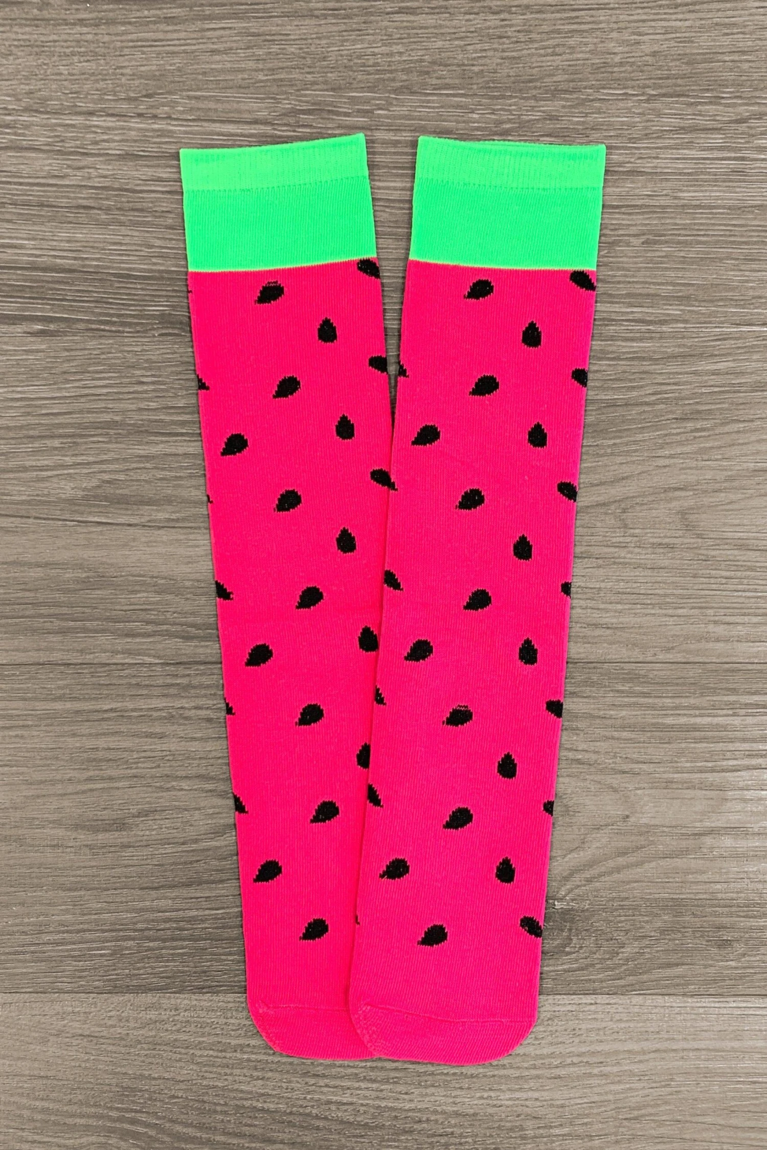 Hot Pink Watermelon Socks 3 Hot Pink Watermelon Socks