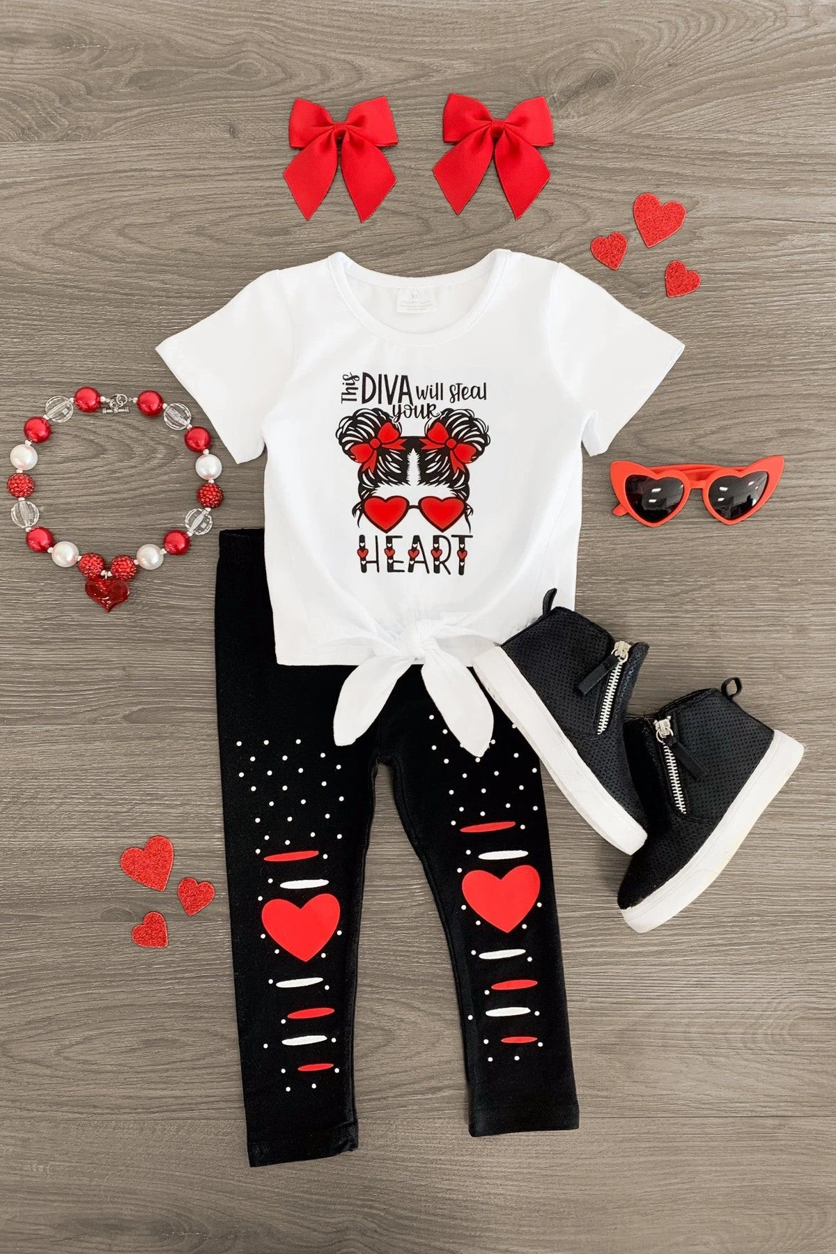 "This Diva Will Steal Your Heart" Legging Set 4 "This Diva Will Steal Your Heart" Legging Set - Image 2