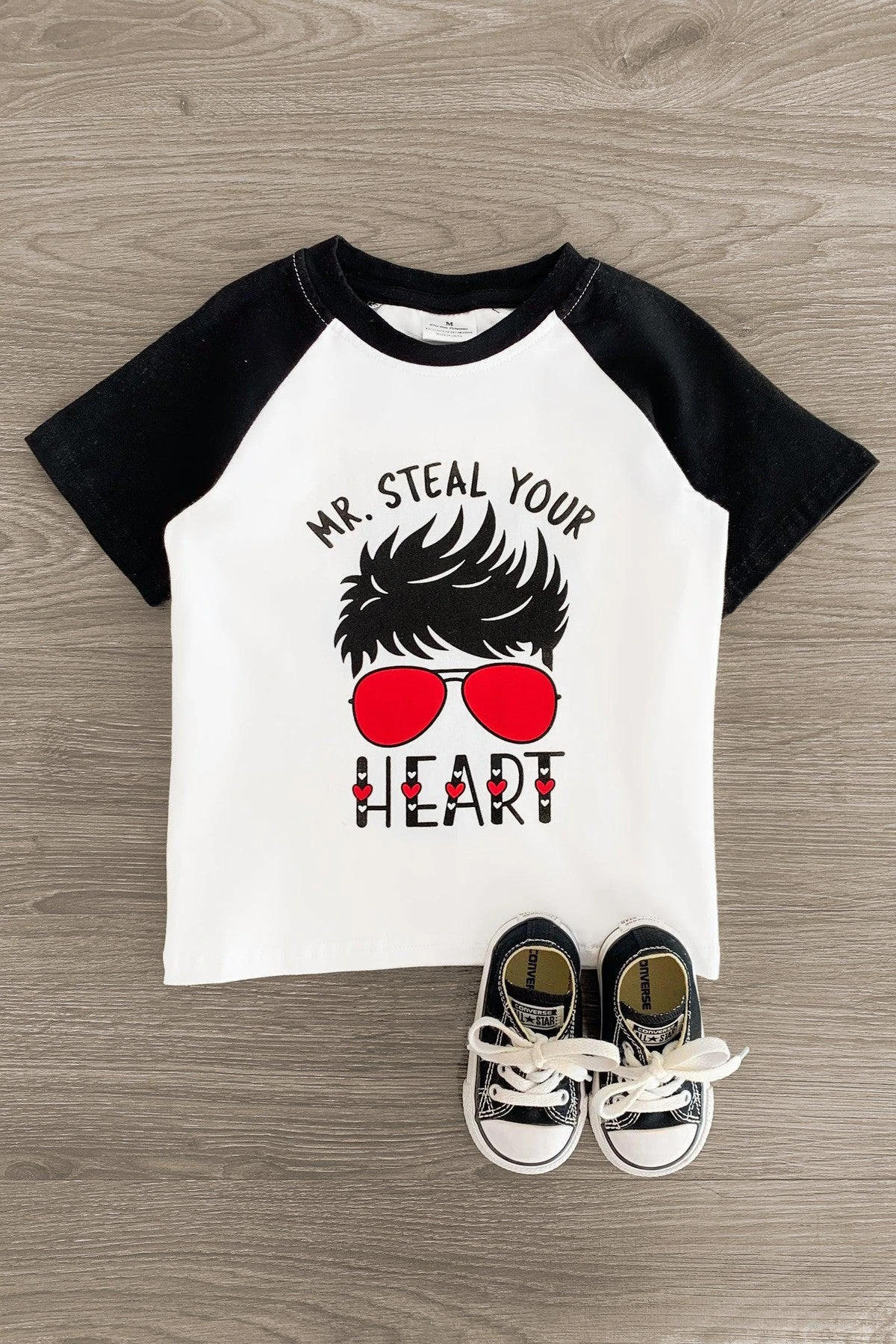 "Mr. Steal Your Heart" Short Sleeve Top 3 "Mr. Steal Your Heart" Short Sleeve Top