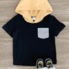Black & Tan Hooded T-Shirt -Children's boutique clothing IMG 6418 Edit
