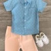 Blue Polka Dot Button Down Short Set -Children's boutique clothing IMG 6591 Edit 7c21e9b9 051d 4459 b4e3 ad8950817b35