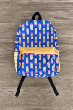 Blue & Yellow Pencil Backpack