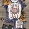 Mom & Me - "Game Day" Cheetah Top -Children's boutique clothing IMG 6859 Edit