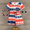 Tie Dye Liberty Romper -Children's boutique clothing IMG 7398 Edit 3