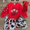 "Moo'y Christmas Heifers" Skirt Set 2 "Moo'y Christmas Heifers" Skirt Set -Children's boutique clothing IMG 7402 Edit