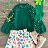 Lucky Charm Sweater Skirt Set 1 Lucky Charm Sweater Skirt Set -Children's boutique clothing IMG 7436 Edit