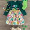 "Lucky Charm" Long Sleeve Dress -Children's boutique clothing IMG 7607 Edit