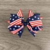 Patriotic Flag Bow -Children's boutique clothing IMG 7660 Edit