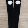 Black Smiley Face Socks -Children's boutique clothing IMG 7899 Edit
