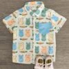 Mint Bunny Peep Button Down -Children's boutique clothing IMG 8091 Edit
