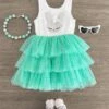 Mint Sequin Bunny Tutu Dress 1 Mint Sequin Bunny Tutu Dress -Children's boutique clothing IMG 8161 Edit