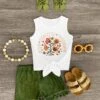 "Grow Positive Thoughts" Olive Green Short Set -Children's boutique clothing IMG 8193 Edit