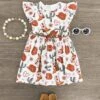 Pastel Western Cowgirl Dress -Children's boutique clothing IMG 8249 Edit