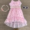 Pink Floral Hi-Low Tank Dress 2 Pink Floral Hi-Low Tank Dress -Children's boutique clothing IMG 8285 Edit