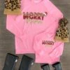 Mom & Me - "Merry Mama & Mini" Pink Long Sleeve Top -Children's boutique clothing IMG 8335copy Edit Edit