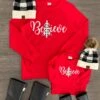 Mom & Me - Red "Believe" Top 2 Mom & Me - Red "Believe" Top -Children's boutique clothing IMG 8344 Edit
