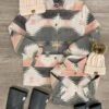 Mom & Me - Pink & Gray Southwestern Shacket -Children's boutique clothing IMG 8378 Edit 2