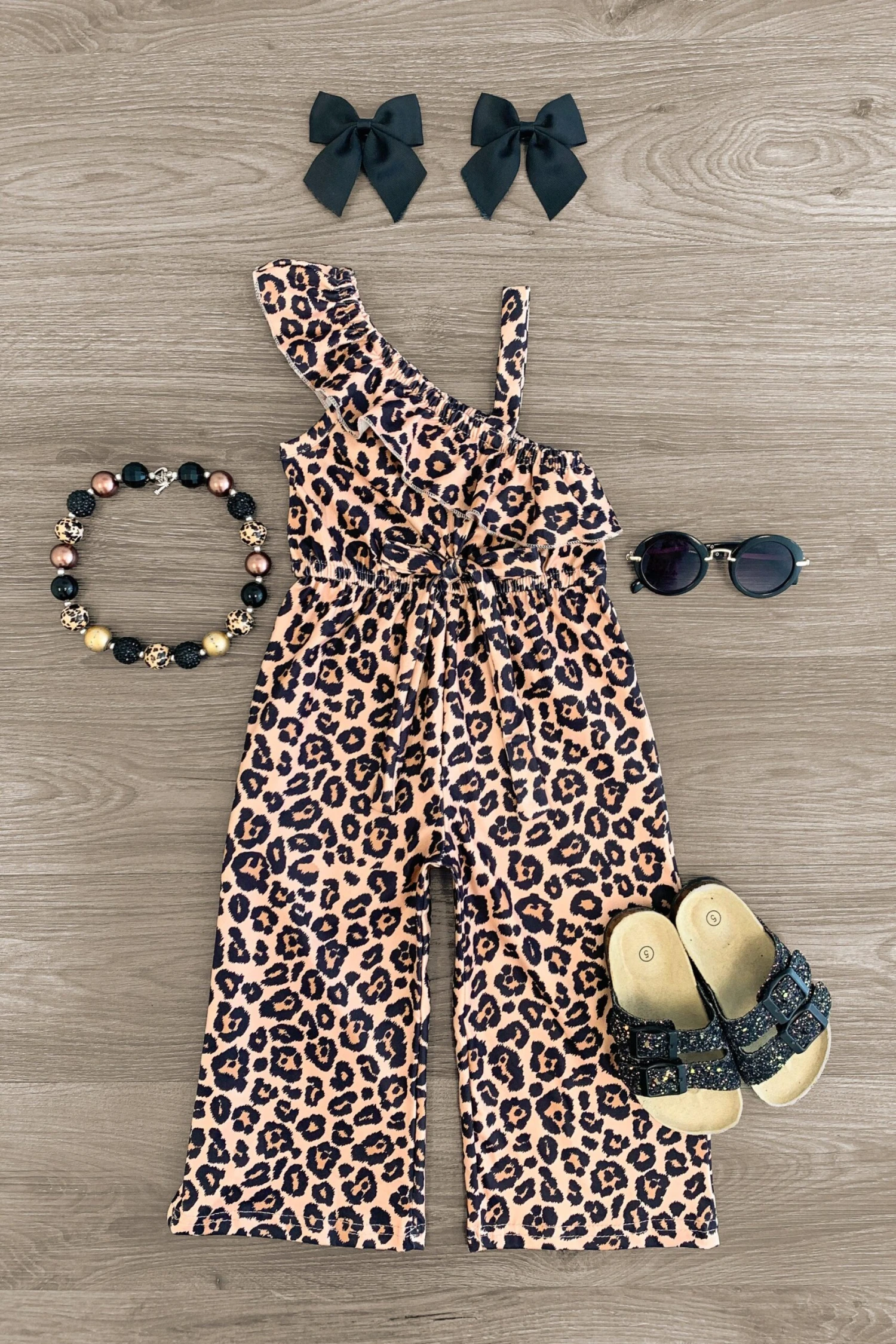 One Shoulder Leopard Jumpsuit 3 One Shoulder Leopard Jumpsuit