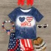 "'Merica" Patriotic Sunnies Short Set -Children's boutique clothing IMG 8435 Edit