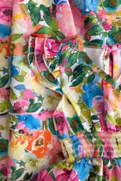 Mom & Me - Floral Watercolor Dress 7 Mom & Me - Floral Watercolor Dress -Children's boutique clothing IMG 8443copy