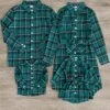 Green & Black Plaid Family Shirt & Dress