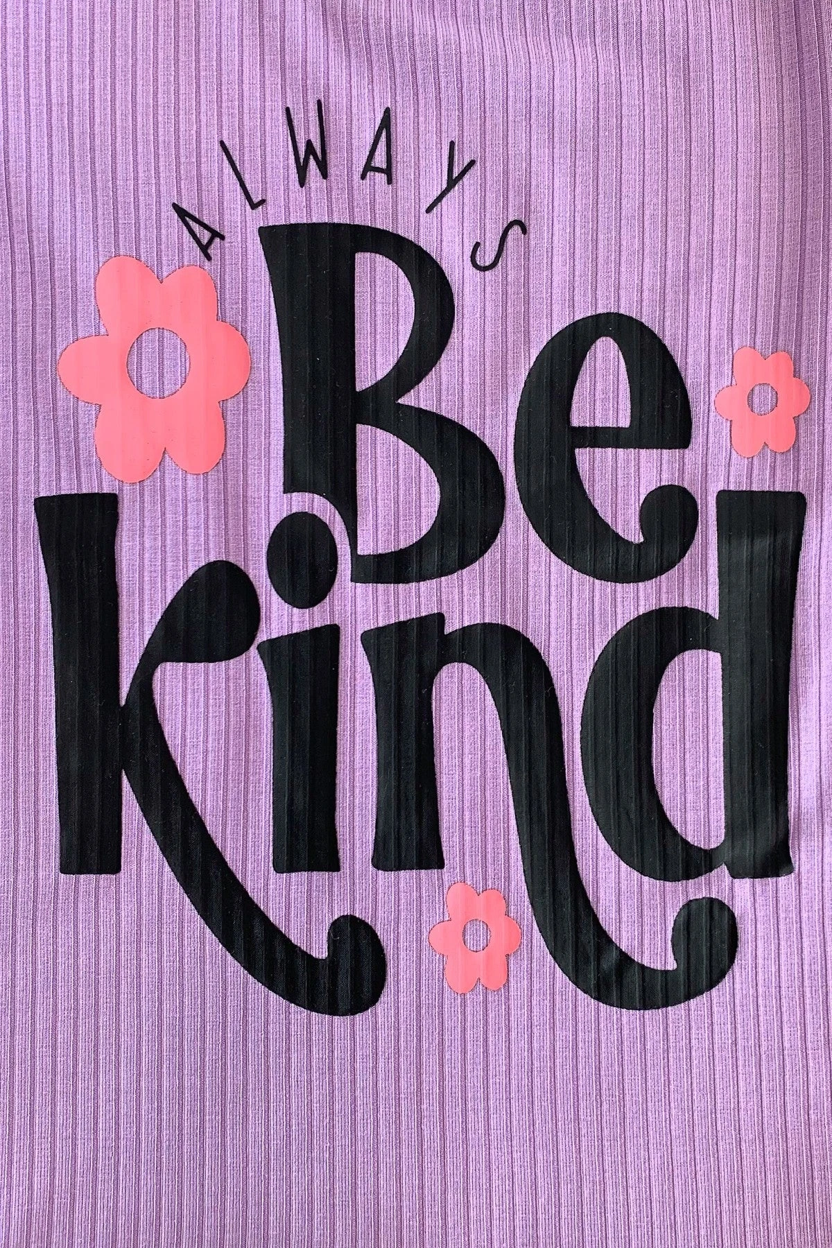 "Always Be Kind" Flower Denim Short Set 6 "Always Be Kind" Flower Denim Short Set - Image 4