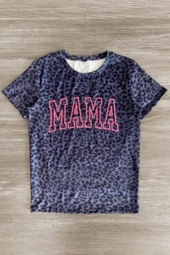Mom & Me - "Mama & Mini" Navy Leopard Top 8 Mom & Me - "Mama & Mini" Navy Leopard Top -Children's boutique clothing IMG 87382 Edit