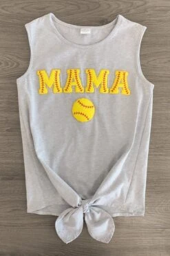 Mom & Me - "Mama & Mini" Gray Chenille Patch Top -Children's boutique clothing IMG 8741 Edit ec14fb4d 7b8c 40f8 90d9 aaf0ff47257e