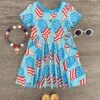 Blue American Flag Popsicle Dress -Children's boutique clothing IMG 8932 Edit