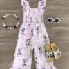 Pastel Cowgirl Boots Jumpsuit -Children's boutique clothing IMG 9037 Edit