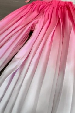 Pink Ombre Bunny Pant Set -Children's boutique clothing IMG 9047 Edit