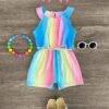 Rainbow Pastel Romper -Children's boutique clothing IMG 9070 Edit