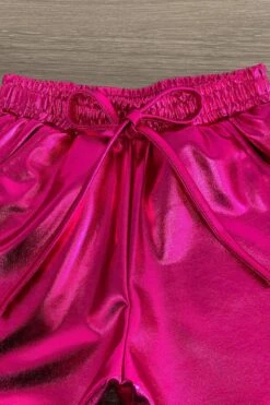 "Dance" Pink Metallic Short Set -Children's boutique clothing IMG 9082 Edit 829bb24f 5bf3 40d7 845f a7707718aaa1
