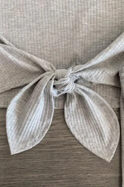 Mom & Me - "Game Day" Gray Ribbed Tank Top -Children's boutique clothing IMG 9141 Edit