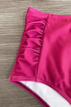 Mom & Me - Plum Stripe Bikini -Children's boutique clothing IMG 9265 Edit