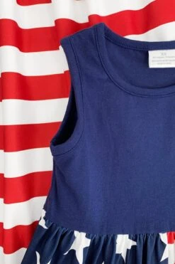 Mom & Me - American Flag Dress 7 Mom & Me - American Flag Dress -Children's boutique clothing IMG 9893 Edit
