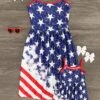 Mom & Me - Patriotic American Flag Tank Dress -Children's boutique clothing IMG 9897 Edit
