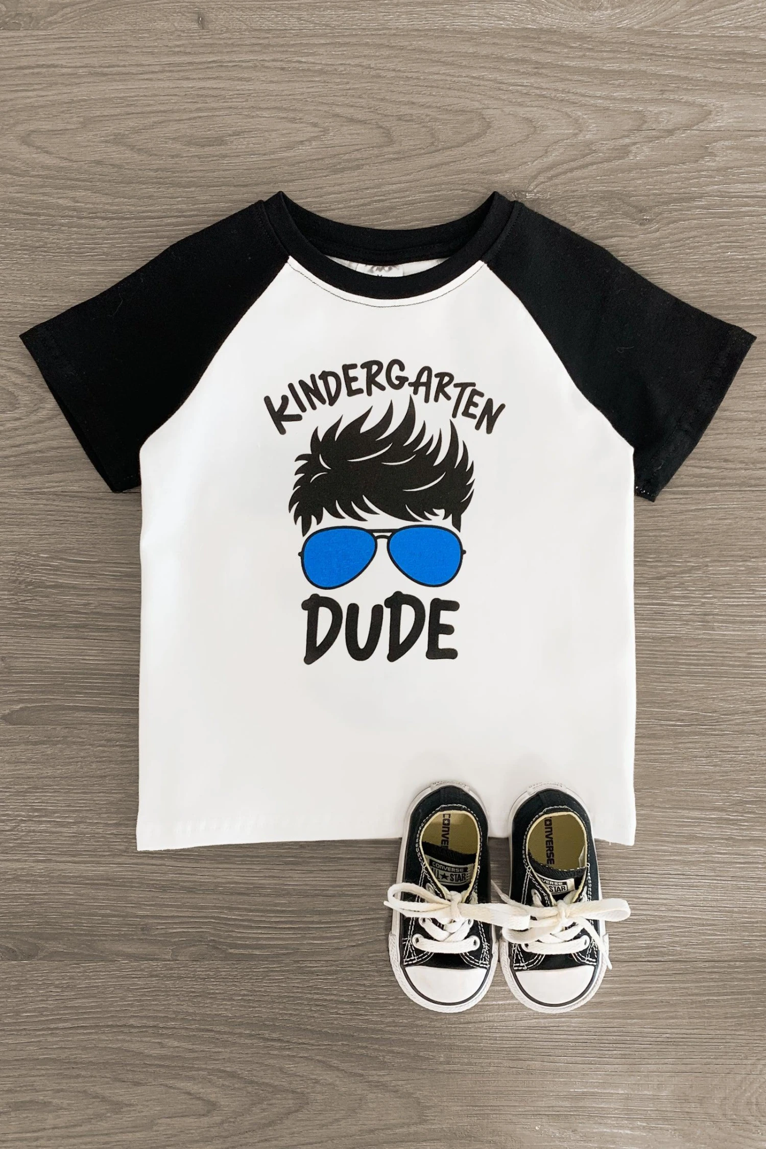 "Pre-K - 3rd Grade Dude" White & Black Top 5 "Pre-K - 3rd Grade Dude" White & Black Top - Image 3