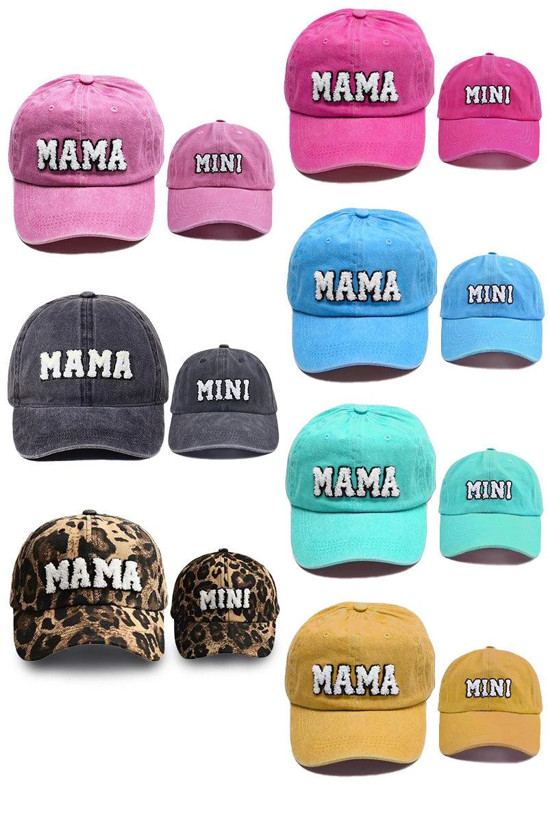 Mom & Me - "Mama & Mini" Baseball Cap 3 Mom & Me - "Mama & Mini" Baseball Cap