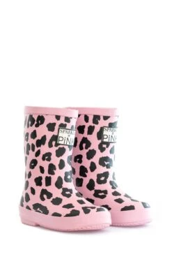 Sparkle In Pink Premium Patterned Boots -Children's boutique clothing PinkCheetah
