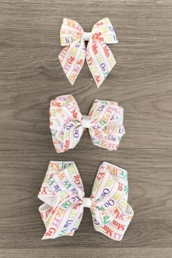 Alphabet Bows