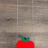 Apple Purse -Children's boutique clothing apple purse accessory sparkle in pink 13925770821706