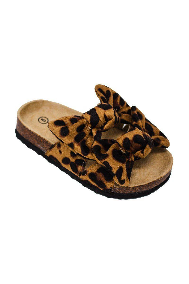 Birkley Double Bow Cheetah/Polka Dot Sandals 5 Birkley Double Bow Cheetah/Polka Dot Sandals - Image 3