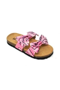 Birkley Double Bow Sandals -Children's boutique clothing birkley double bow sandals many colors footwear sparkle in pink 27973427953738