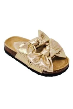 Birkley Metallic Double Bow Sandals 12 Birkley Metallic Double Bow Sandals -Children's boutique clothing birkley metallic double bow sandals many colors footwear sparkle in pink 28088061100106