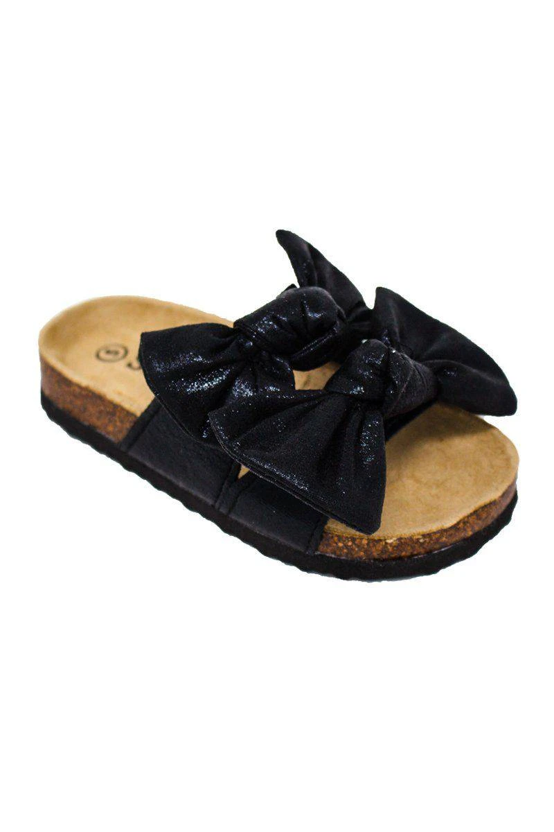 Birkley Metallic Double Bow Sandals 8 Birkley Metallic Double Bow Sandals - Image 6