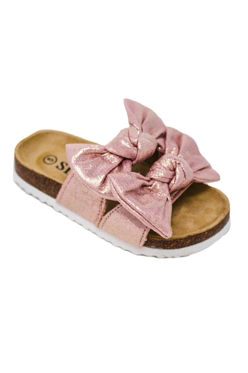 Birkley Metallic Double Bow Sandals 6 Birkley Metallic Double Bow Sandals - Image 4