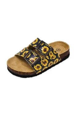 Patterned Birkley Sandals -Children's boutique clothing birkley sandals black sunflower footwear sparkle in pink 716366 99c575e4 5458 4f3a a6db c2f7c2f836ae