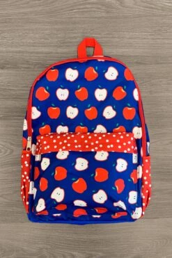 Blue & Red Apple Backpack