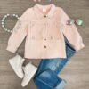 Blush Fringe Jacket